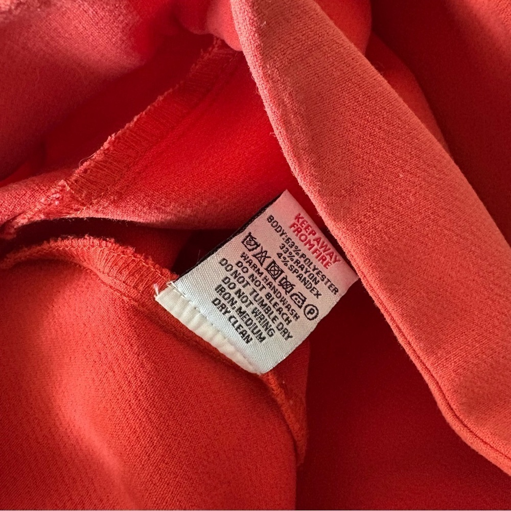 AQ AQ UK sz 8 Orange Pam MAXI SKIRT ALTERED AQ/AQ Peplum Origami - Picture 9 of 10